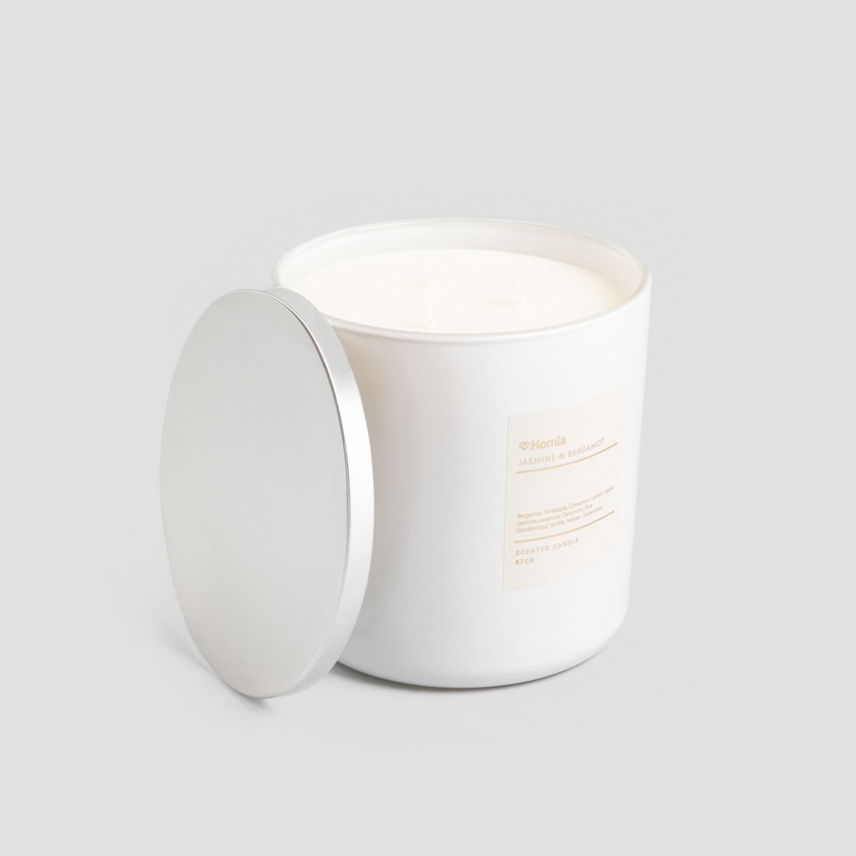 Świeca zapachowa VELUMA Jasmine&Bergamot 870 g