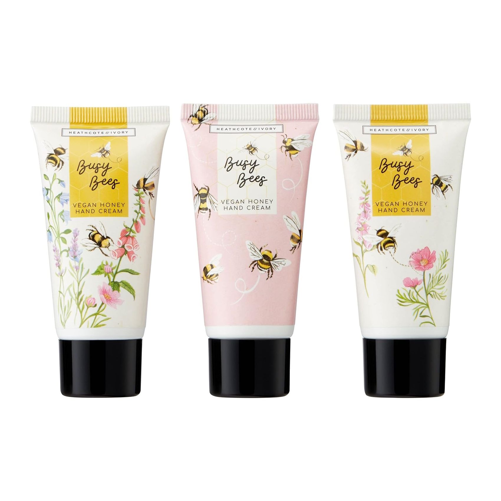 Heathcote & Ivory Vegan Busy Bees Hand Cream Trio