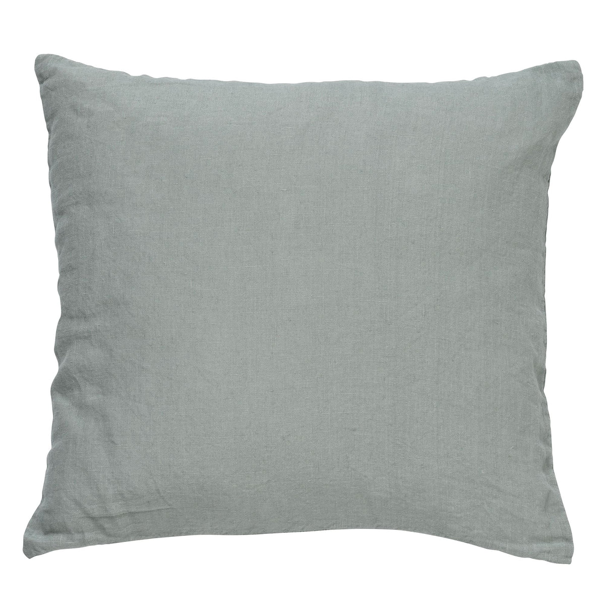 LINN - Sierkussen 45x45 cm - 100% linnen - effen kleur - Jadeite - lichtgroen
