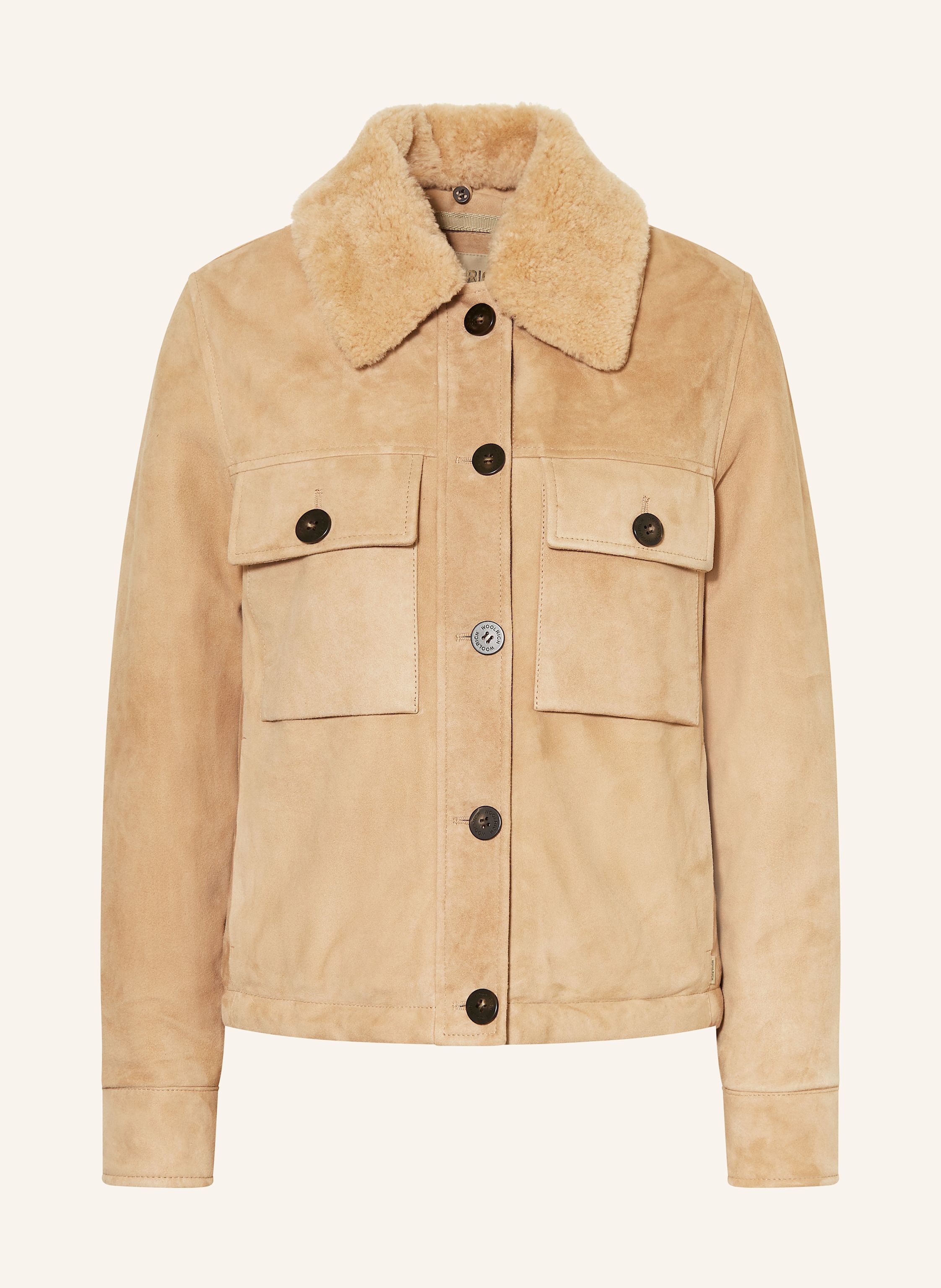 WOOLRICH Lederjacke AMBER