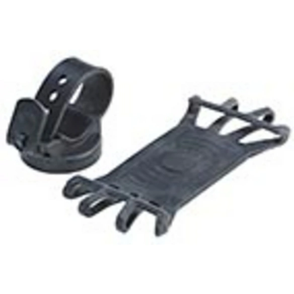 Smartphone-Halter, leicht abnehmbar, Silikon, schwarz