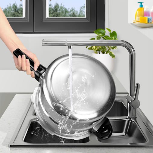 SOGA 5L Stainless Steel Pressure Cooker - Commercial Grade