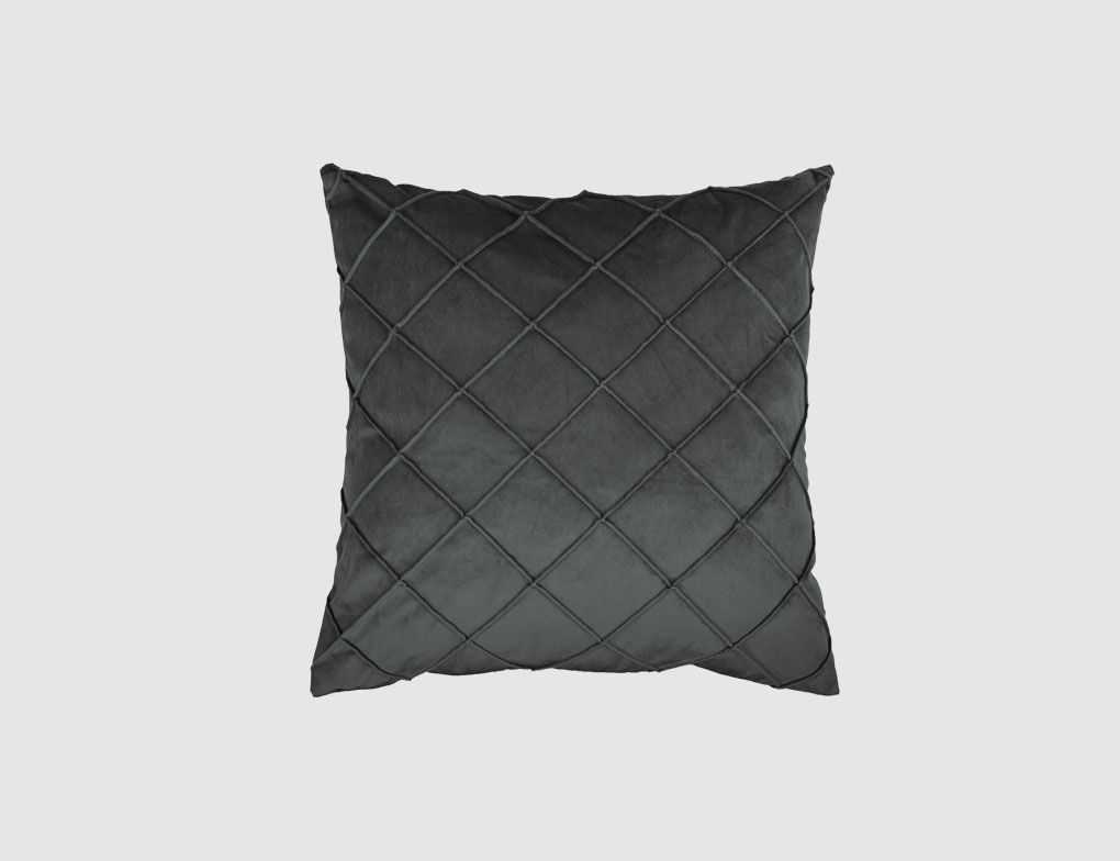 Kissen Glossy Grau 48x48cm