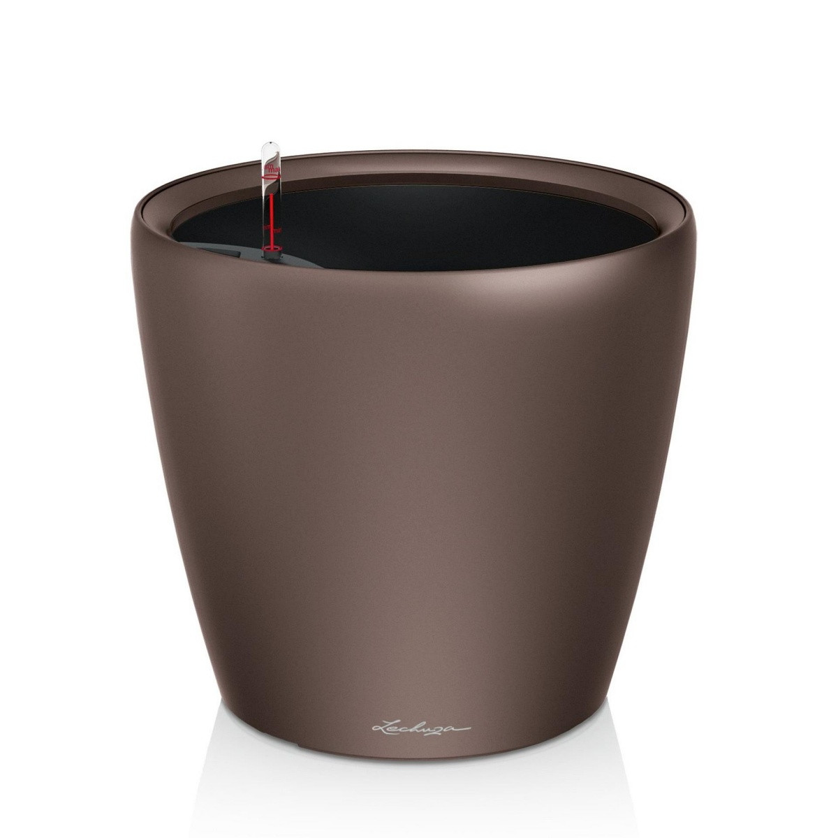 Doniczka Lechuza Do Domu Na Taras CLASSICO LS 35/33 espresso metalik
