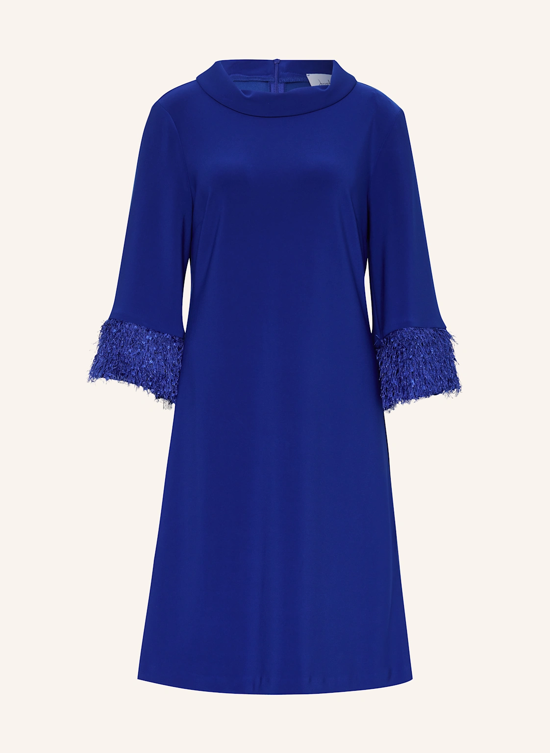 Joseph Ribkoff Kleid mit 3/4-Arm und Fransen