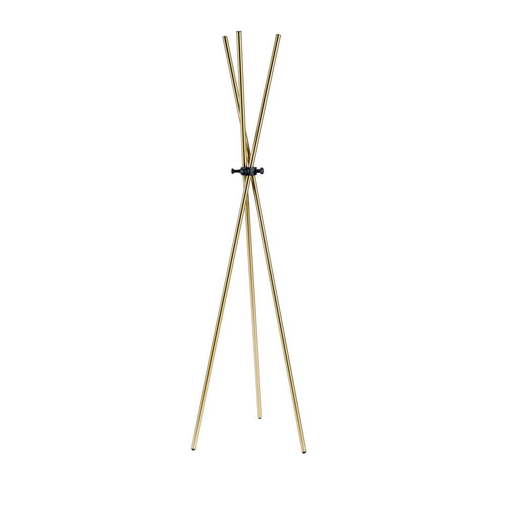DARWIN - Porte-manteaux trépied en métal laiton
