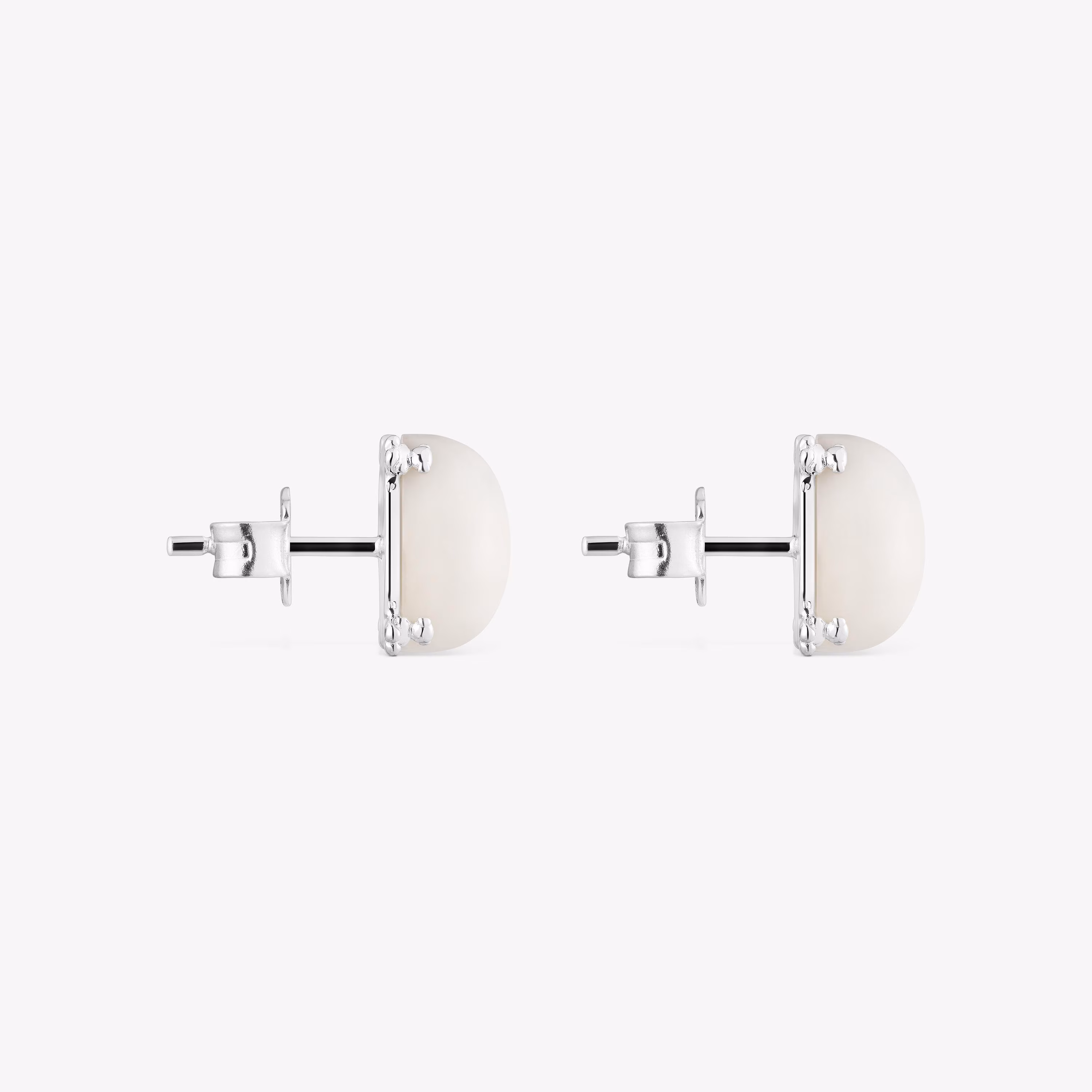 Pendientes de plata y nácar Color Pills