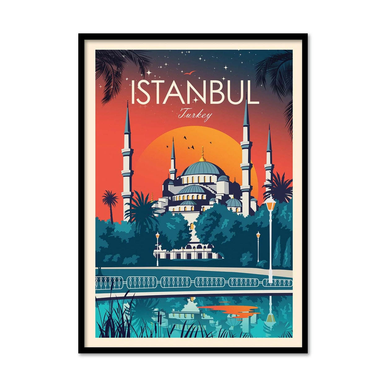STUDIO INCEPTION - ISTANBUL - STUDIO INCEPTION - Affiche d'art 30 x 40 cm