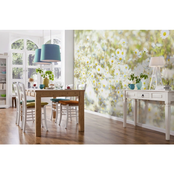 Papiertapete »Daisies«, Breite: 368 cm, inkl. Kleister
