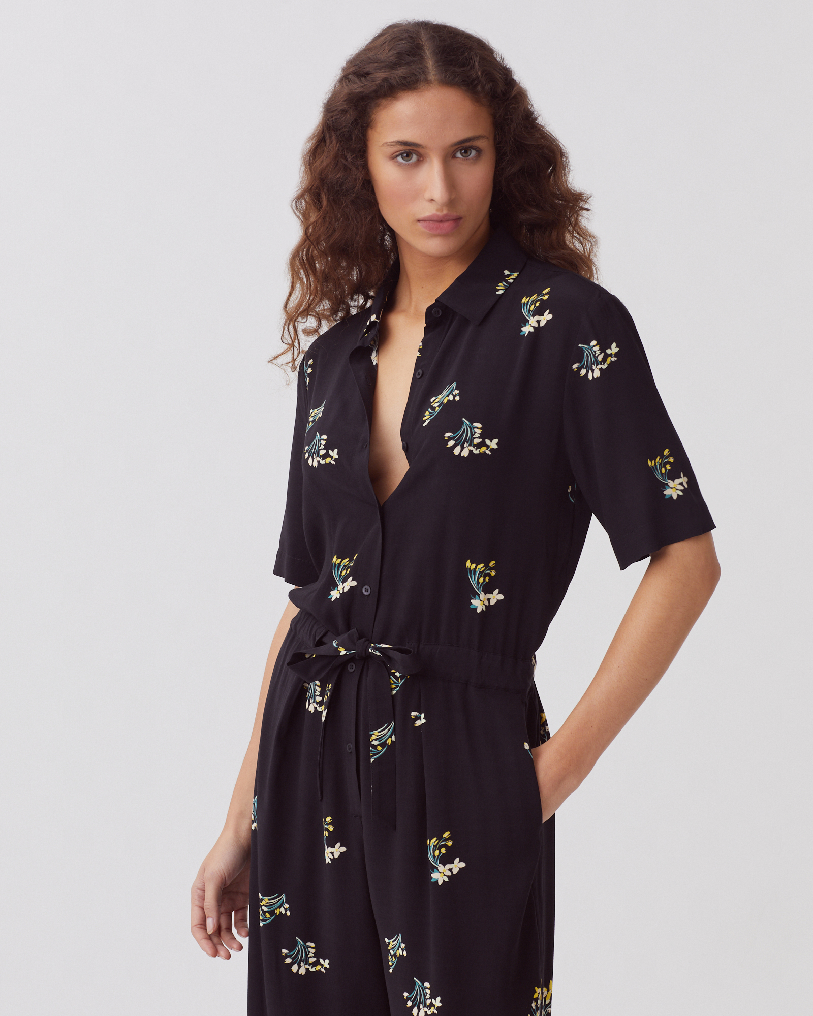 Combinaison manches courtes fluide