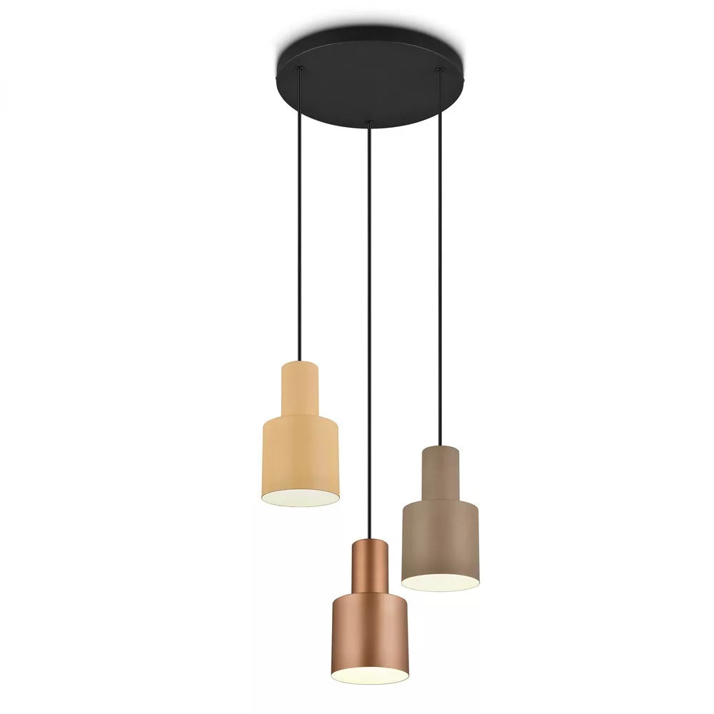Trio Leuchten hanglamp Agudo - 3 lichts - 30 x 150  cm - zwart