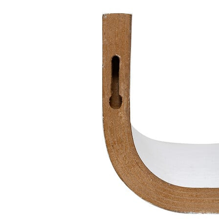 PÓŁKA ŚCIENNA Fixy 80x20x10 cm z płyty MDF biała