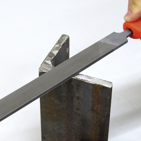 Flachfeile, Kunststoff/Metall, Länge: 25 cm