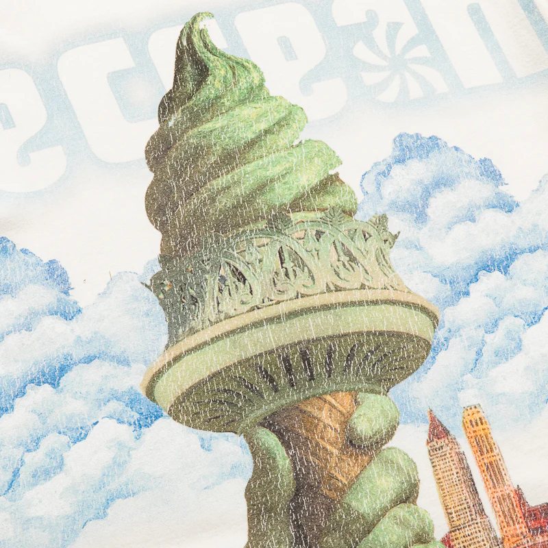 Ice Cream Custard Knit Tee - Antique White