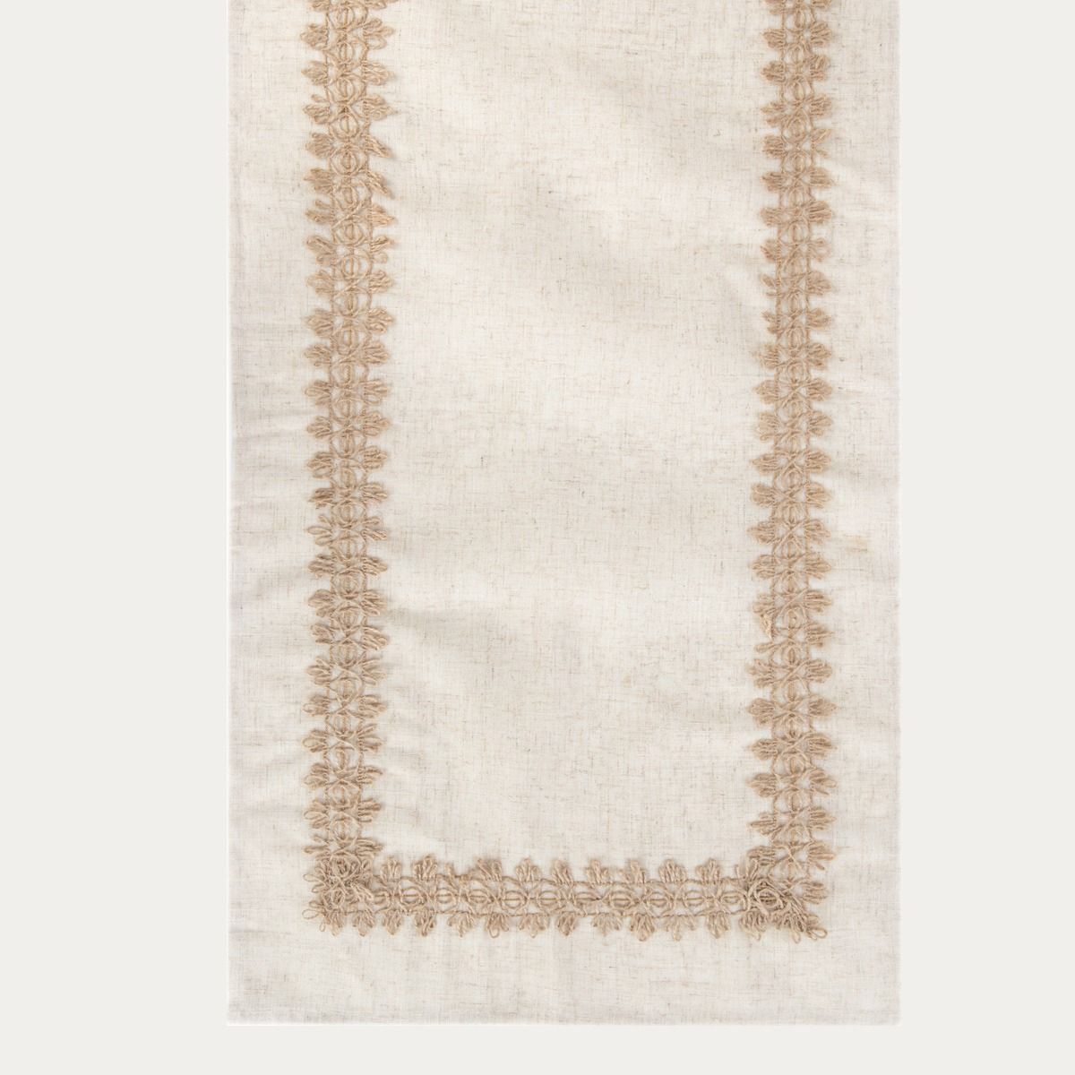 Bieżnik LINTILO z jutową aplikacją 40x160 cm