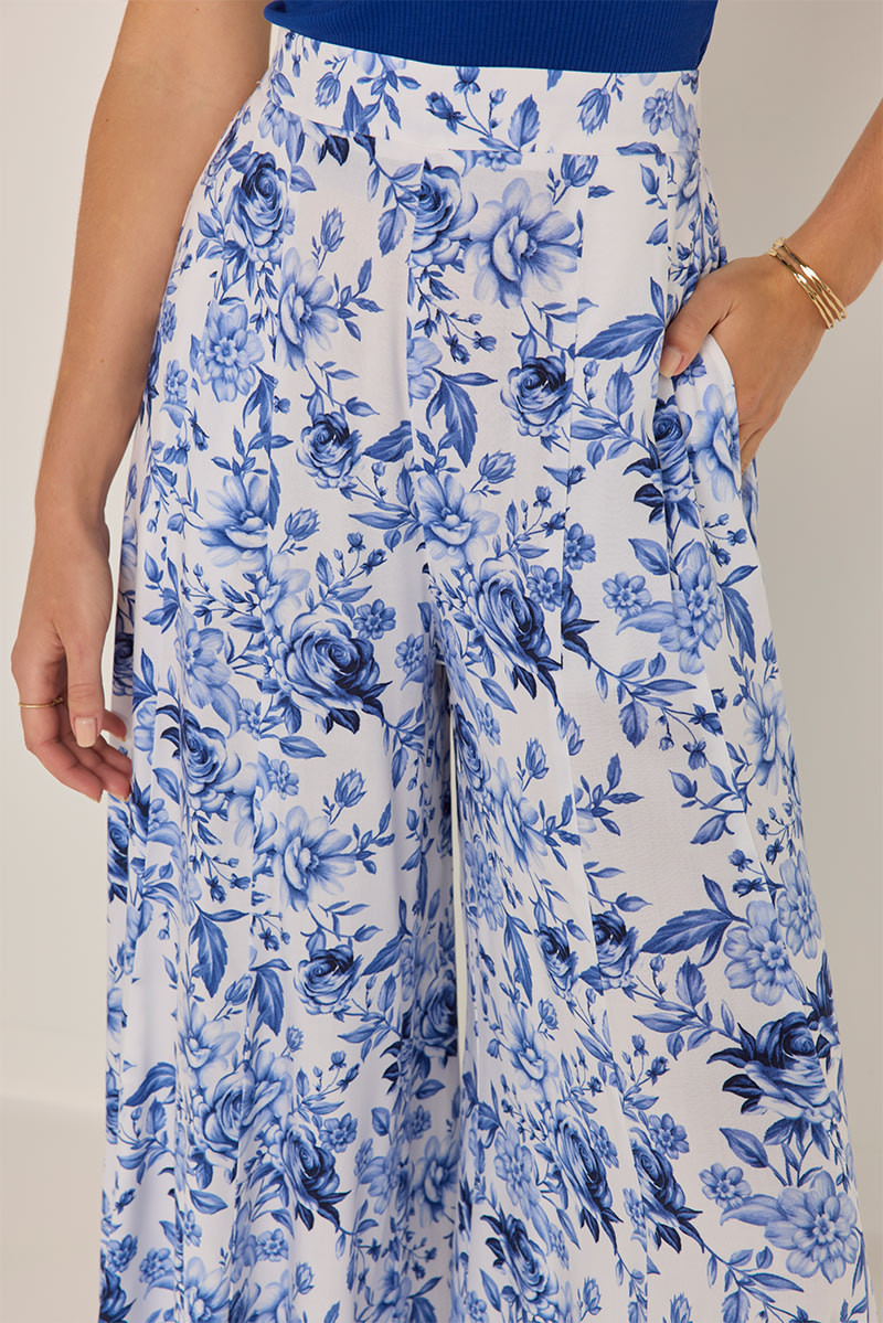 Hailey Floral Wide Leg Pants
