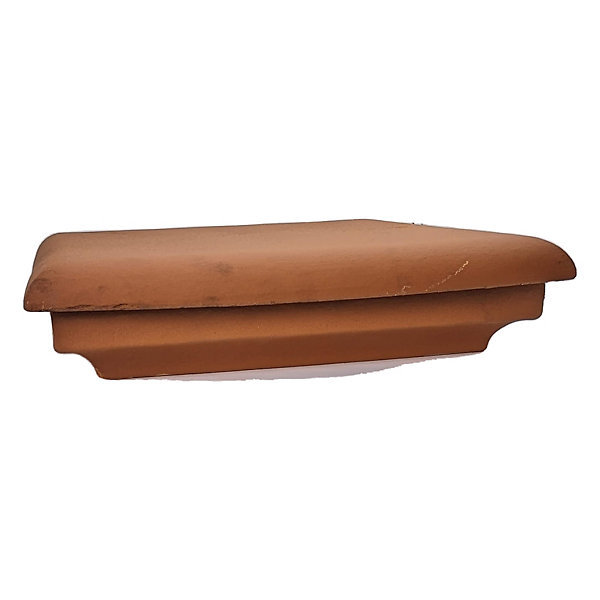 Kit Chapeau Pilier 36x36 Plat Bords Arrondis Arqué De 2 Pièces - Rouge