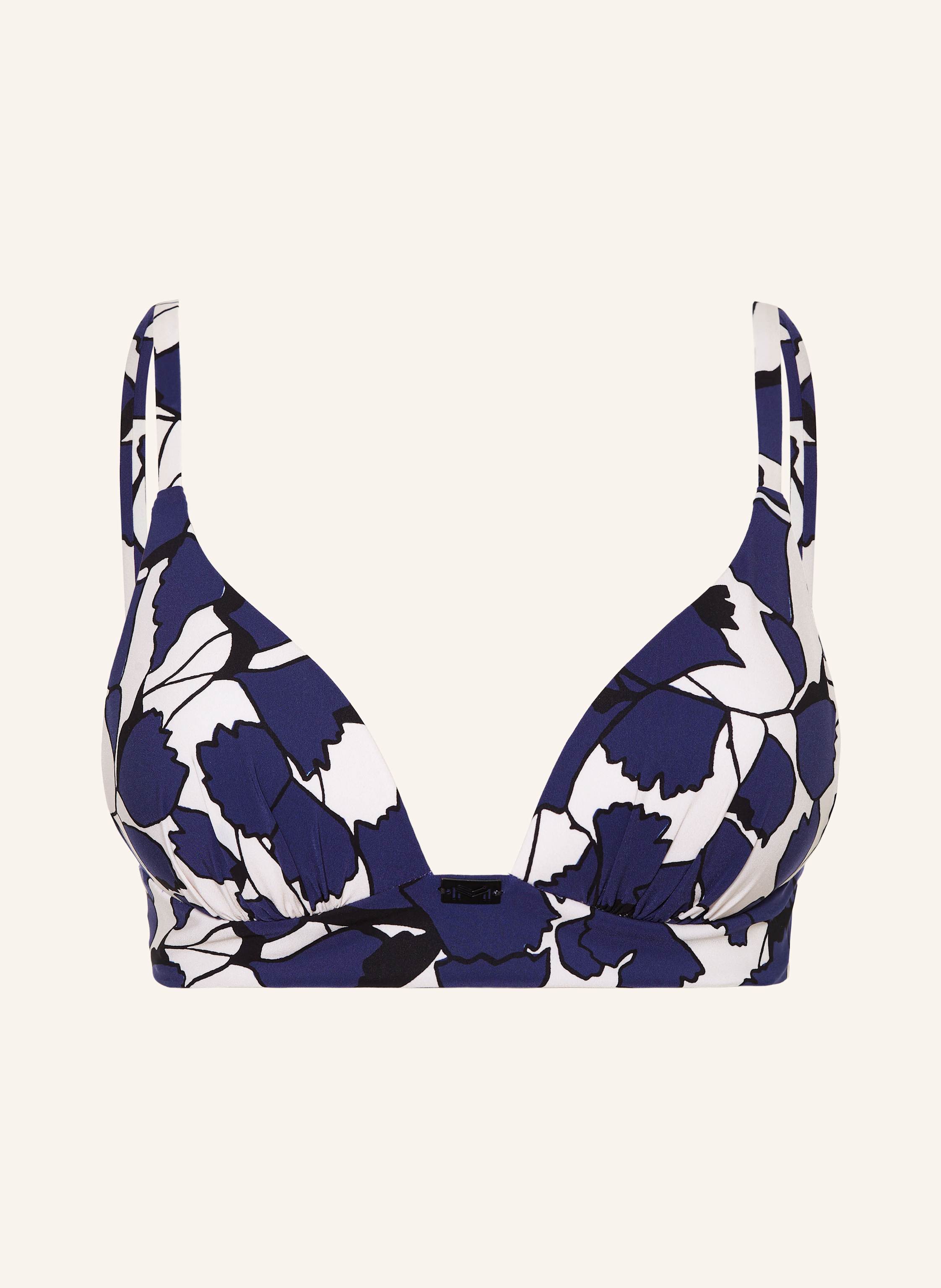 MARYAN MEHLHORN Bralette-Bikini-Top BLUE LEAVES