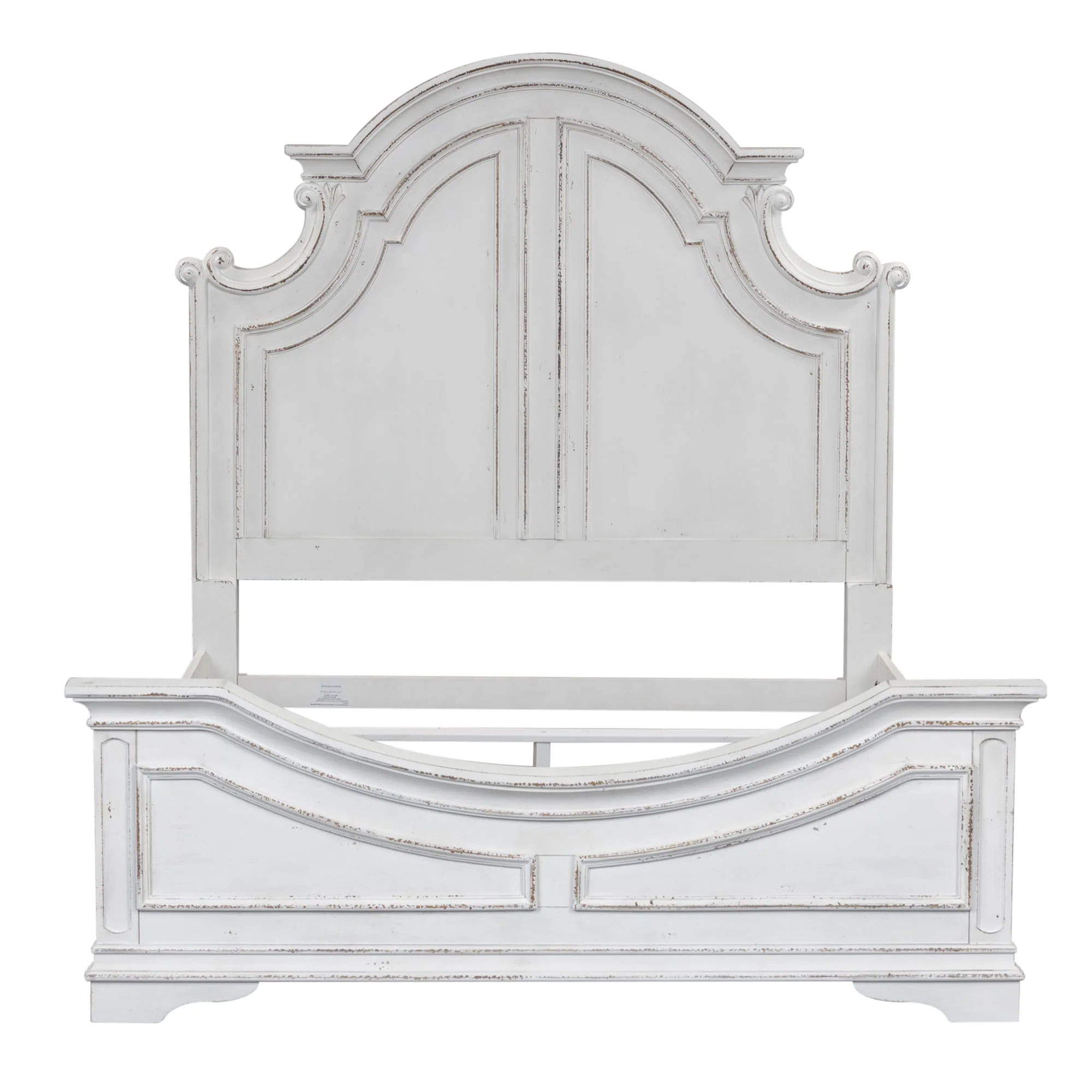 Liberty Furniture Magnolia Manor Panel Bed, Bresser, Mirror, and Chest - California King, King or Queen