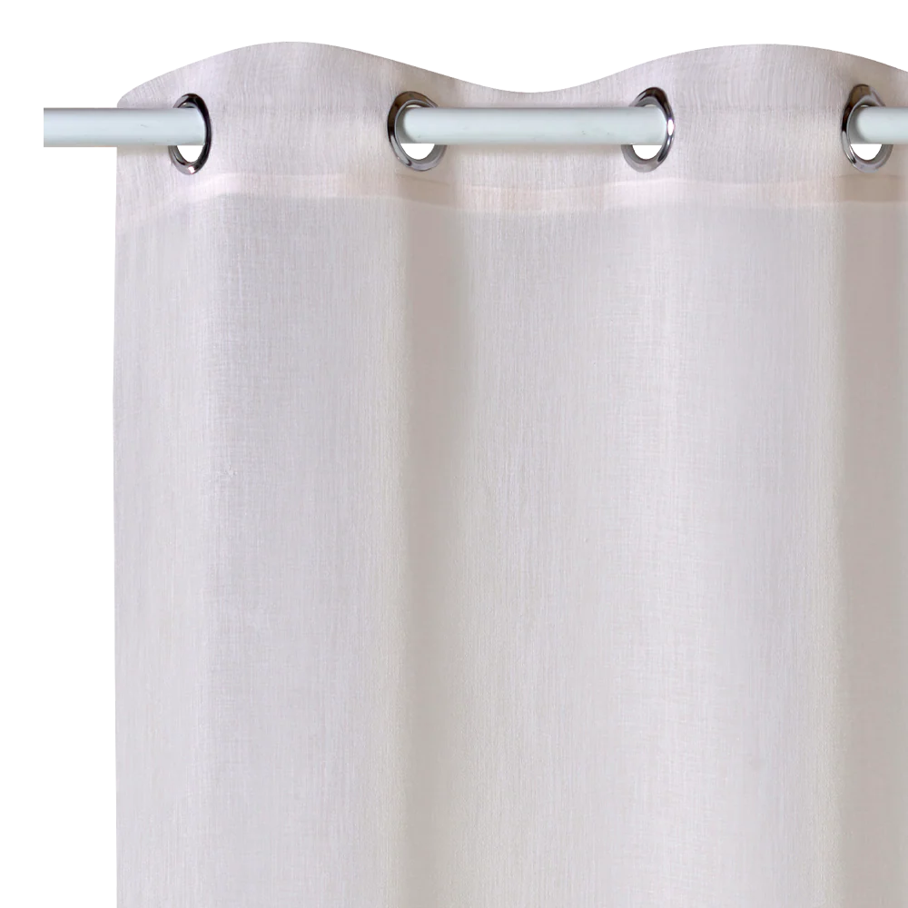 Voilage ACCADIA coloris beige rosé 140 x 240 cm