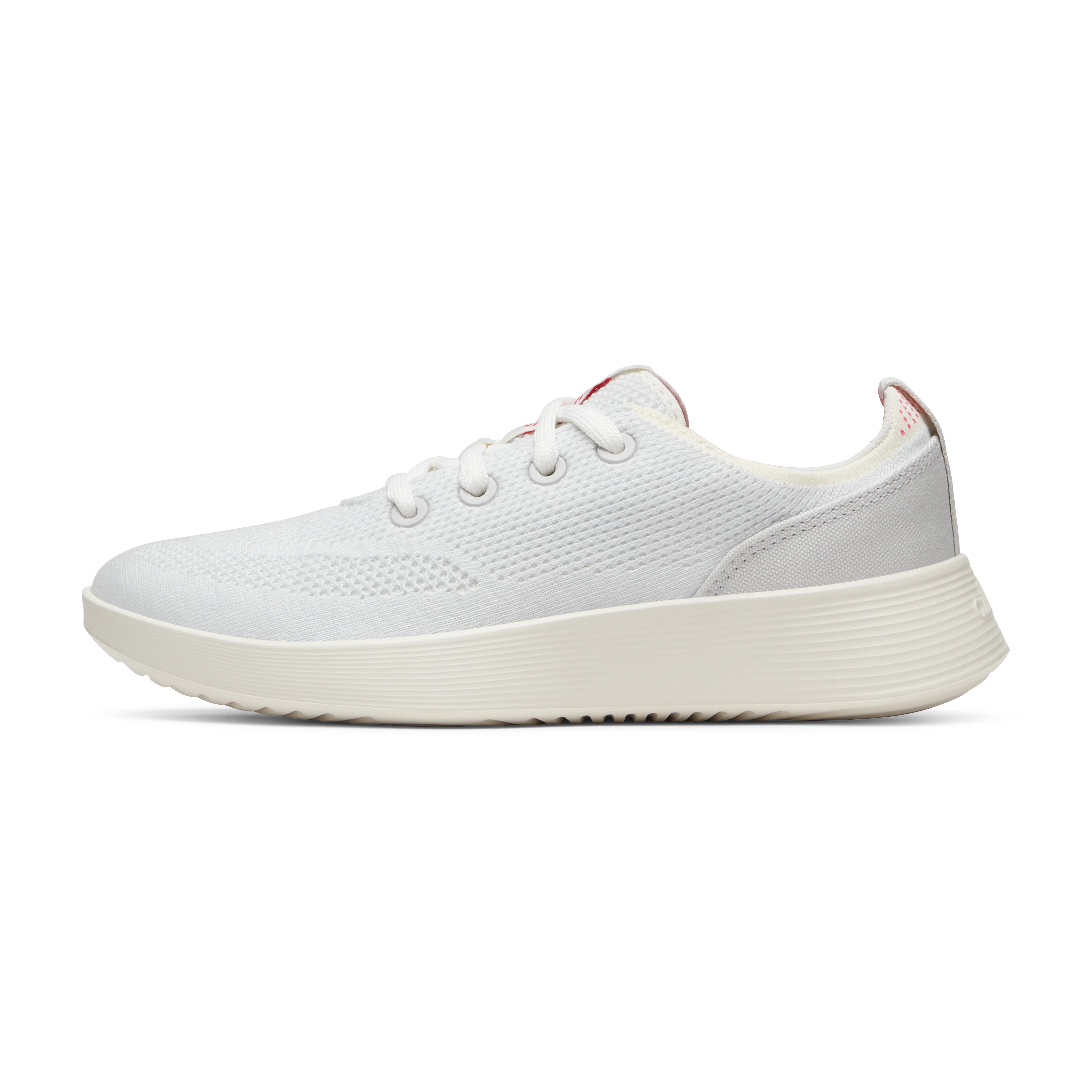 Women's Tree Runner Go - Blizzard/Vivid Red (Natural White Sole)
