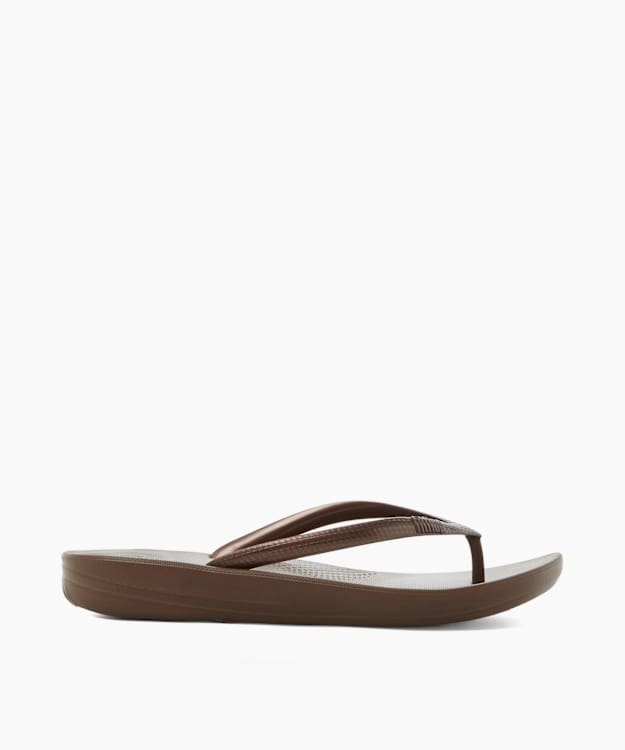 Iqushion Bronze - Wedge Flip Flop