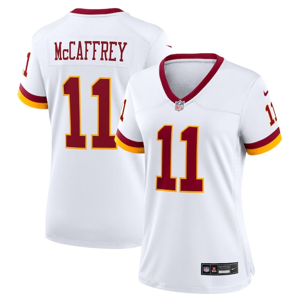 Luke McCaffrey Washington Commanders Nike Women's Game Super Bowl Era Jersey - White