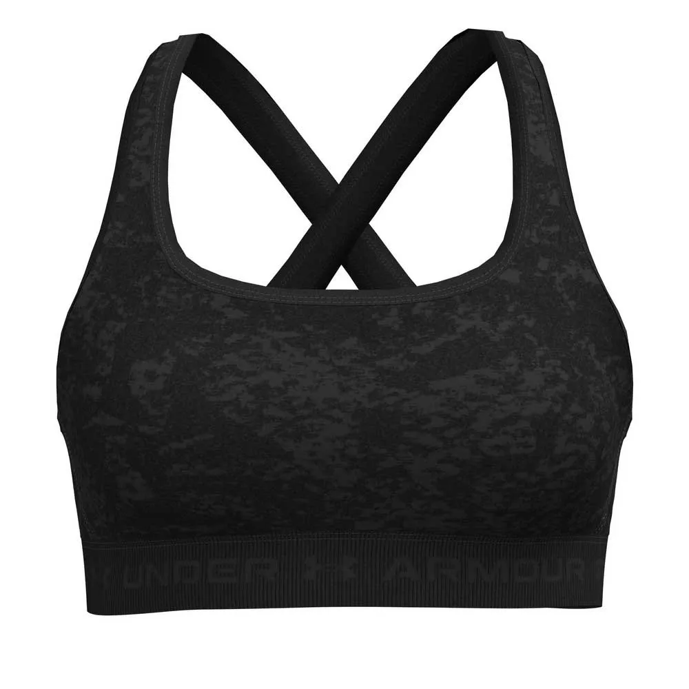 Under Armour Crossback Print Medium Impact Sports Bra