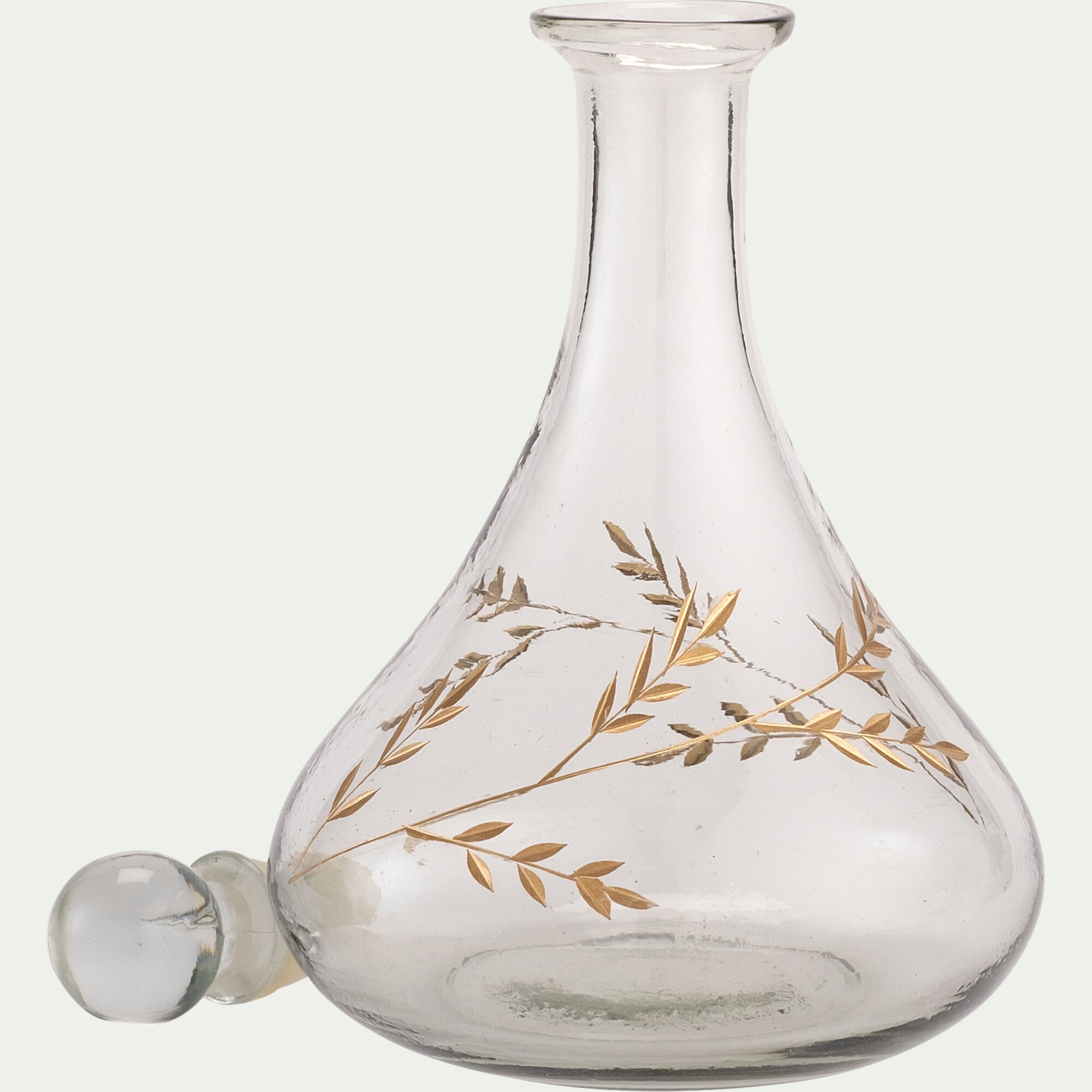 BIJOU - Carafe en verre gravé 90cl - transparent