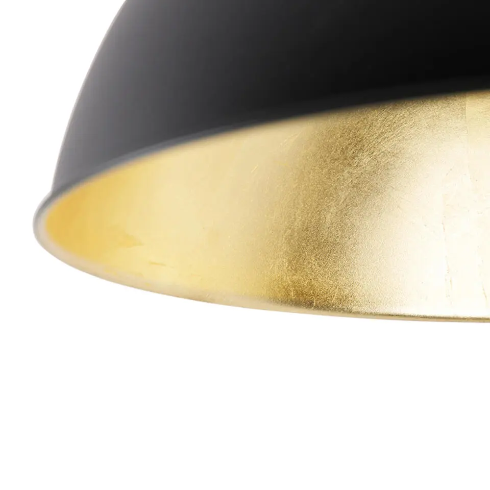 Qazqa plafondlamp magnax zwart e27