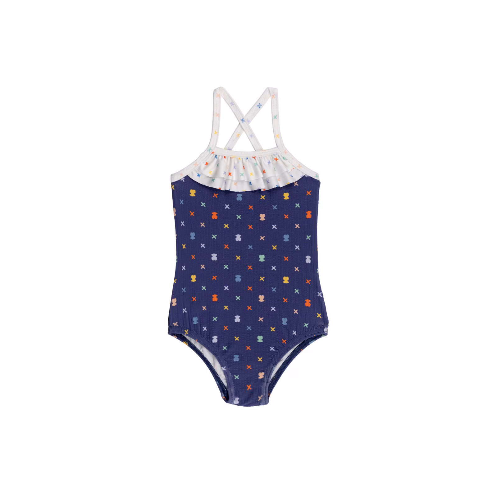 Bañador de niña tirantes XSwim Azul Marino