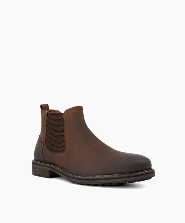 Chorleys Brown - Wide Fit Leather Chelsea Boots