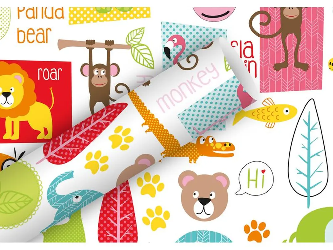 Geschenkpapier Little Zoo