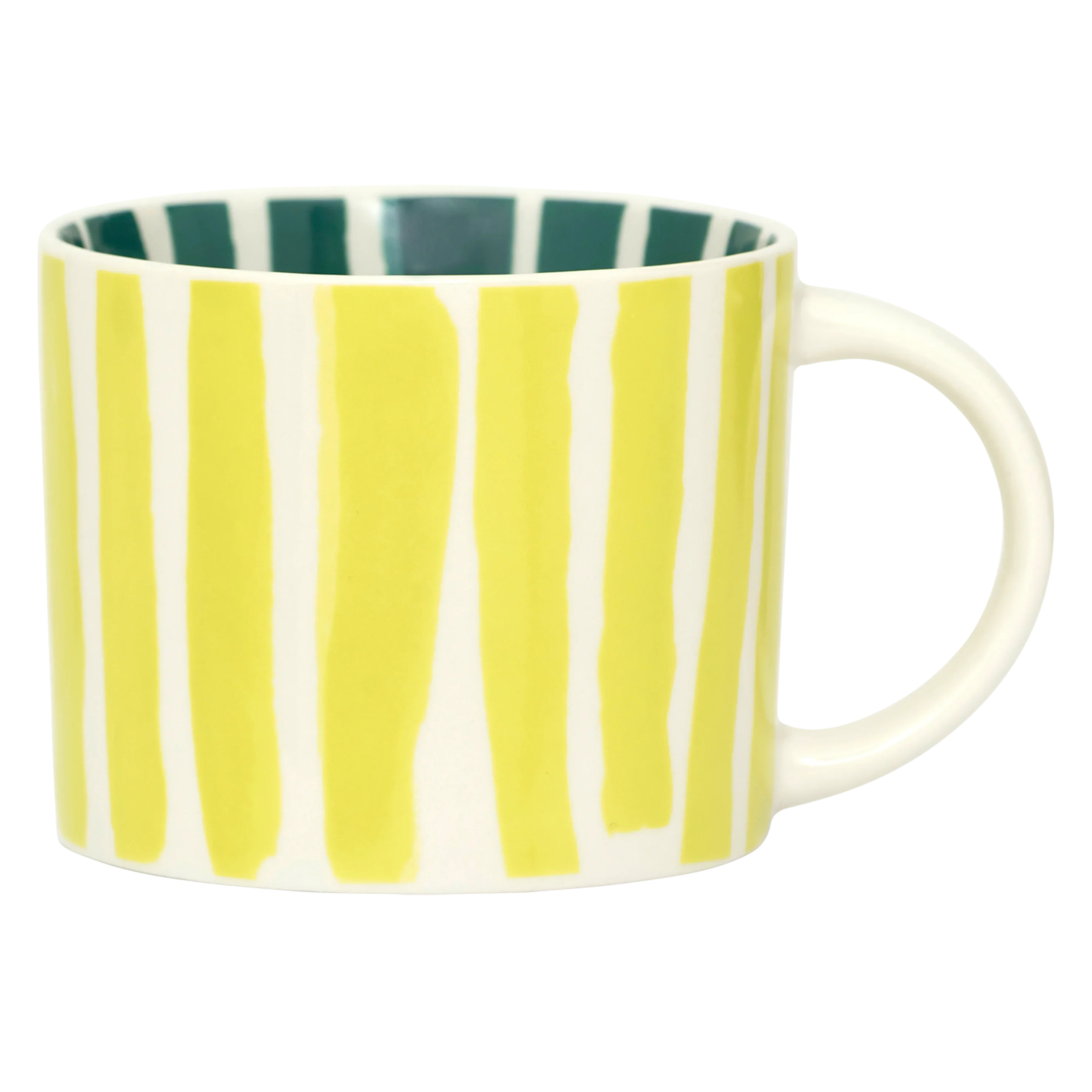 Urban Nature Culture LINDA. x UNC mok Tazza - with printed stripes inside & outside A - Ø 14.5 * 10.5 * 8.5 CM
