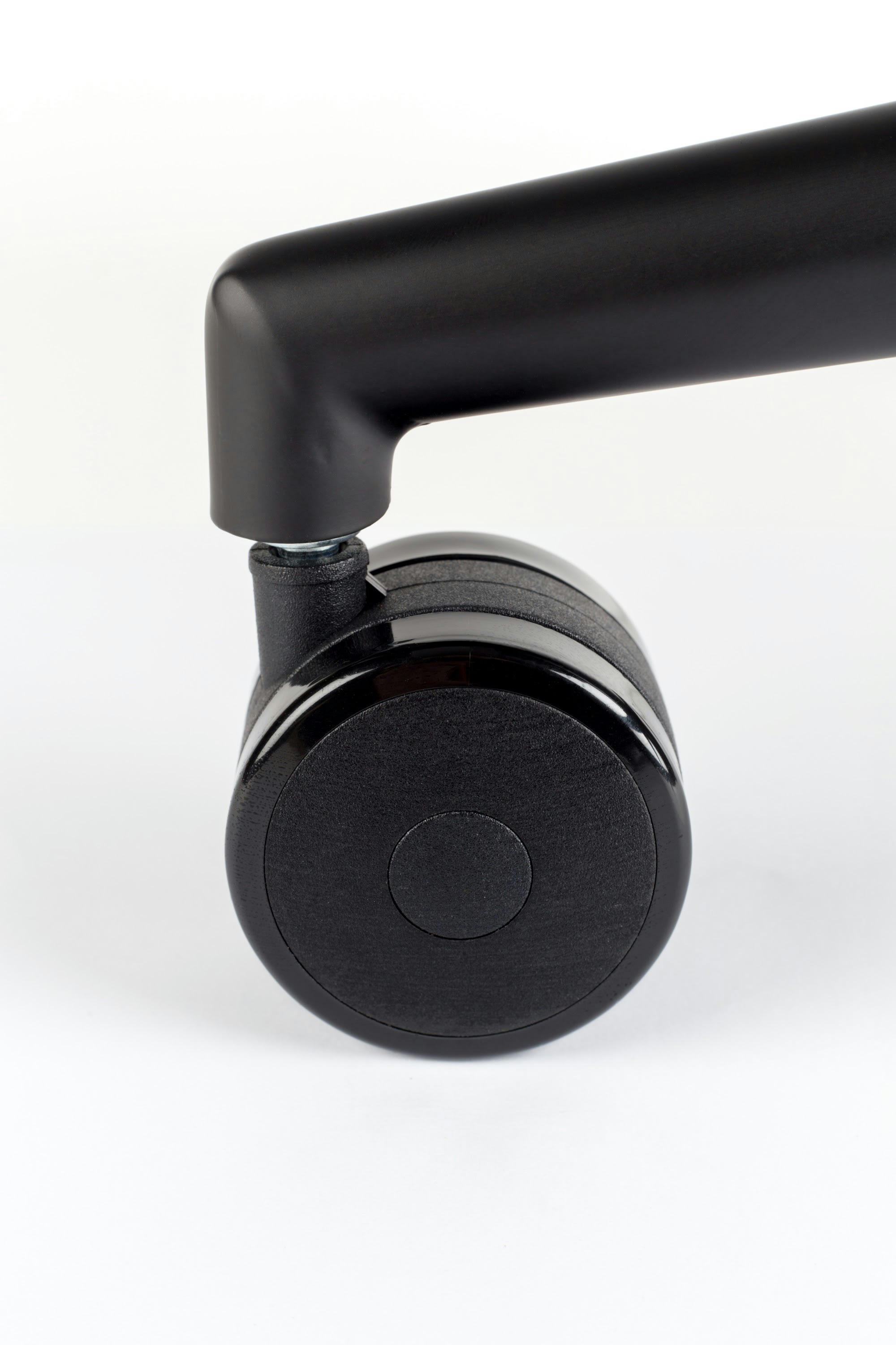 OMG - Chaise de bureau à roulettes en cuir marron