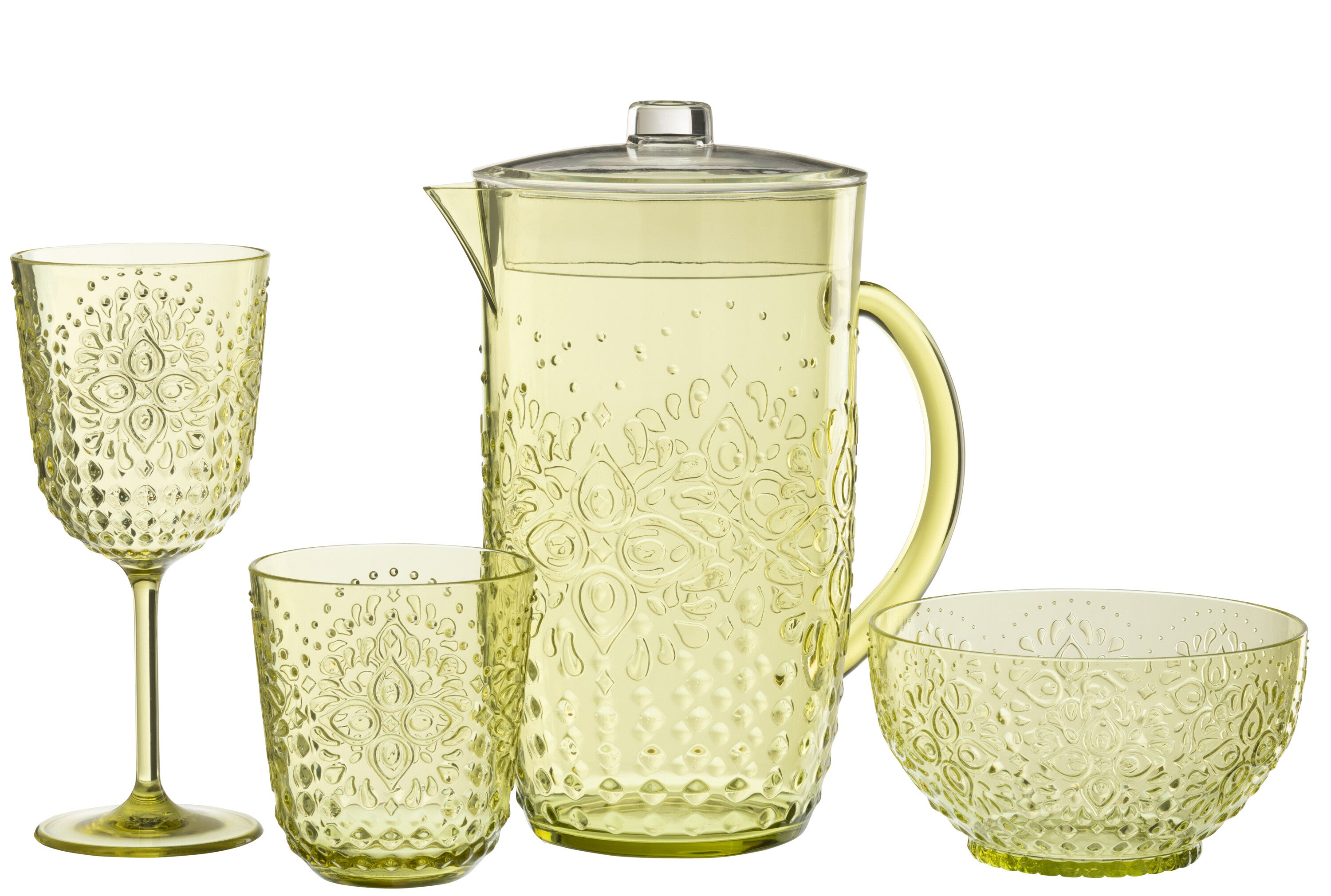 J-Line karaf - kunststof - groen