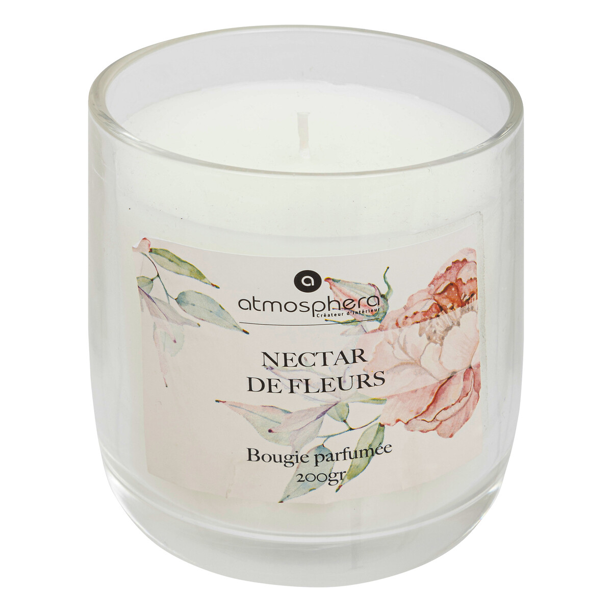 "Oudy" bell scented candle Peony, 200g