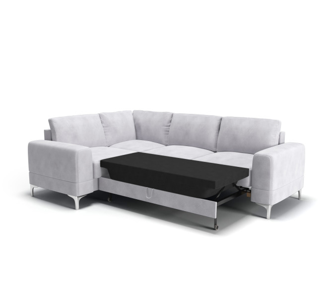 Narożnik Aria II z funkcją spania i pojemnikiem nowoczesny design komfort
