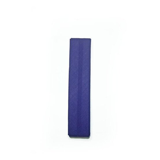 Purple Poly Cotton Bias Binding 25mm x 2.5m