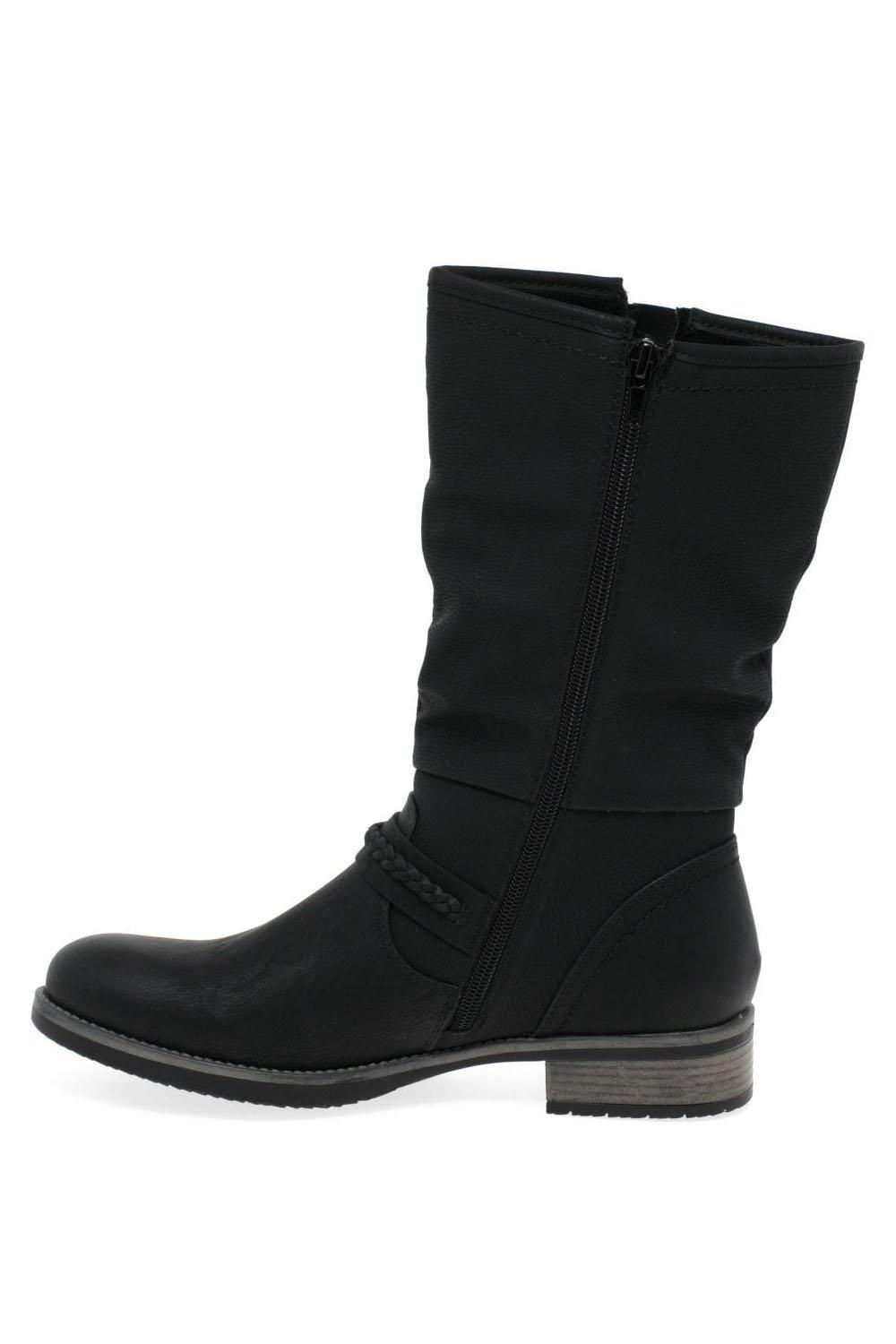 Rieker Estella' Calf Length Slouch Boots