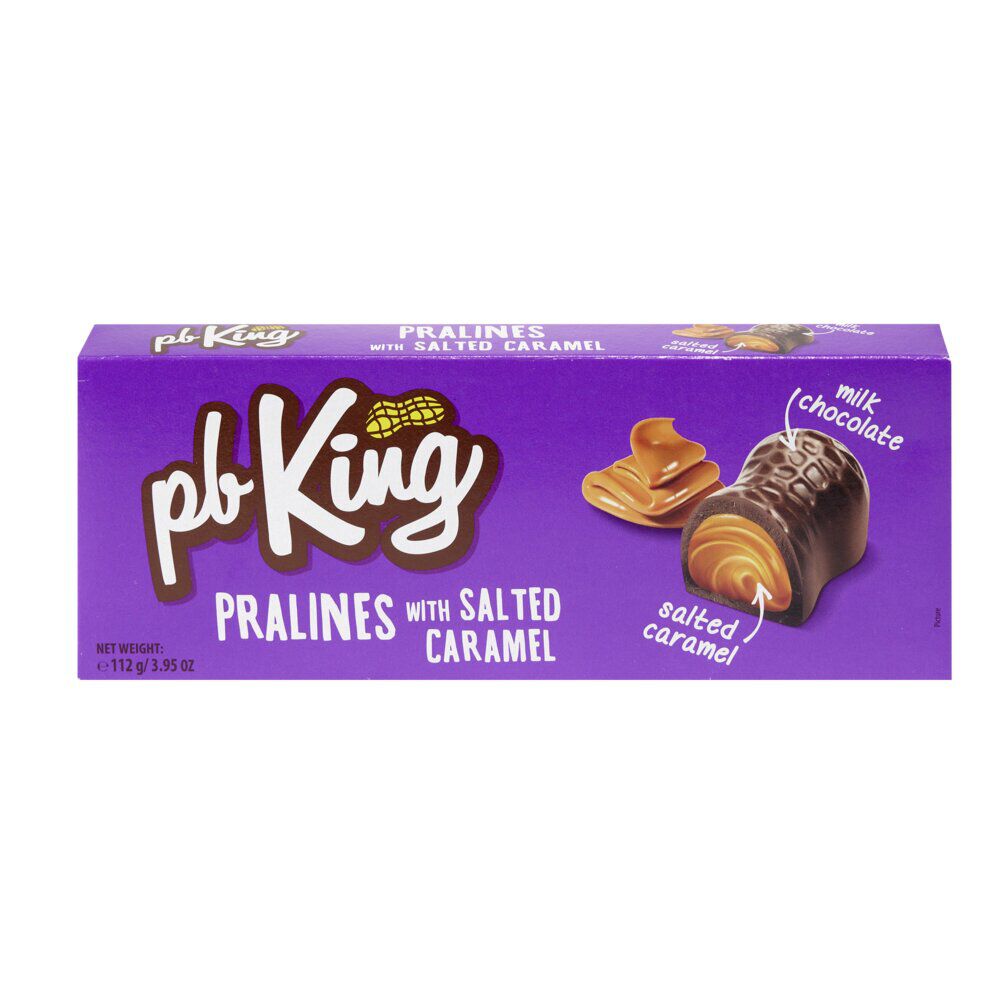Biscuit pralines chocolat au lait et caramel au beurre salé 112g
