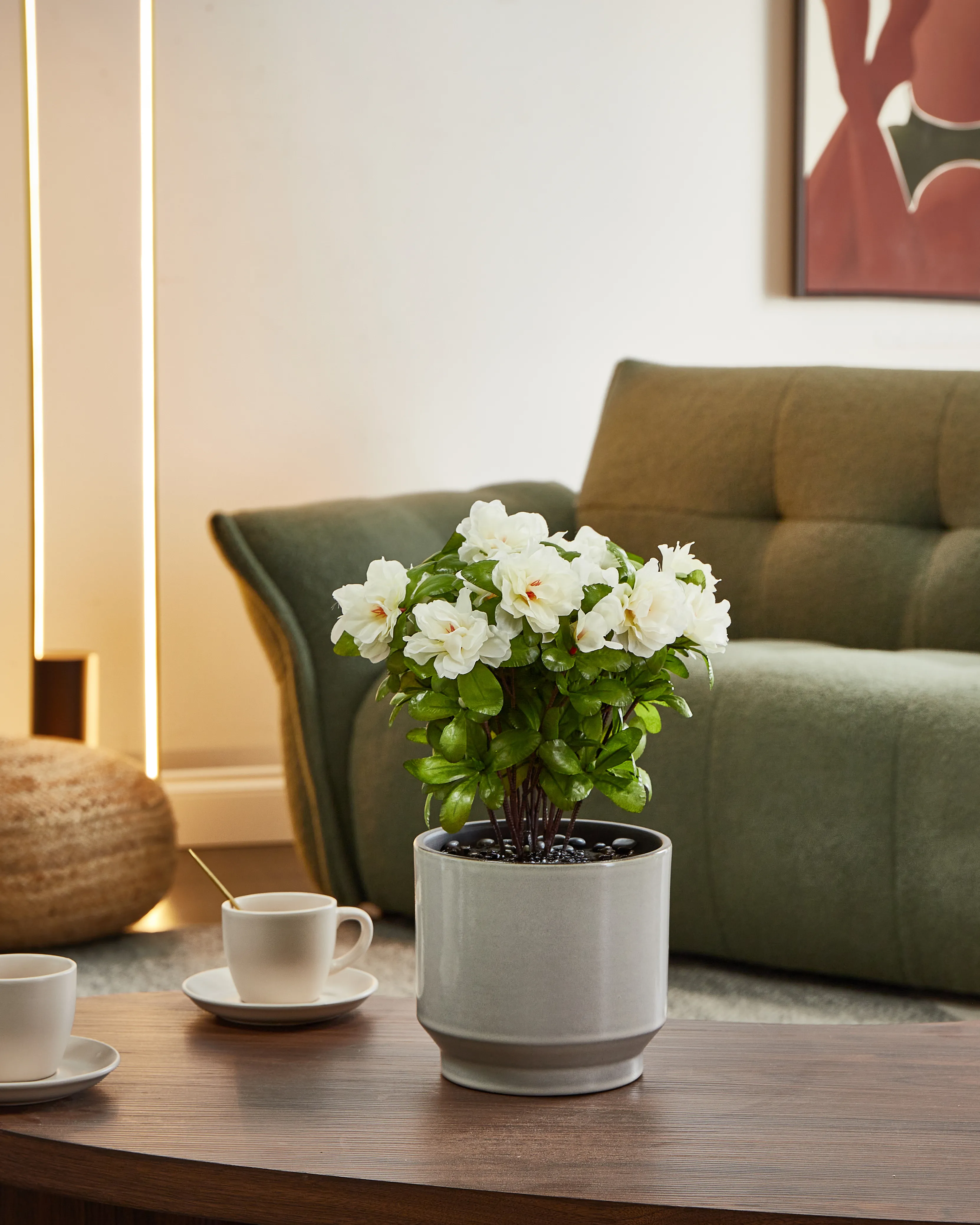 Artificial Plant NOVELLA 36 cm White