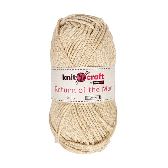 Knitcraft Silver Sparkle Return of the Mac Yarn 200g