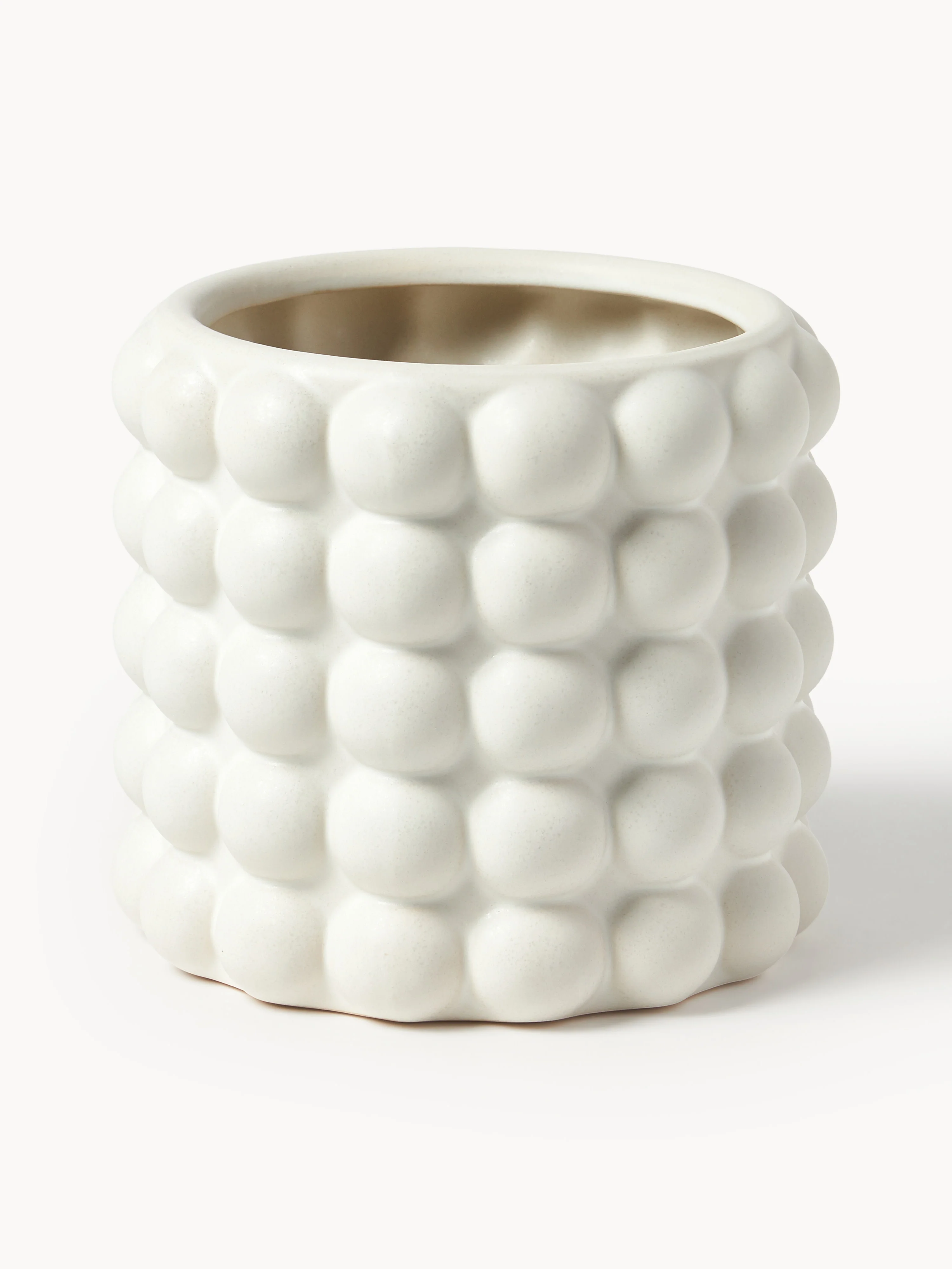 Steingut-Blumentopf Bob, H 18 cm