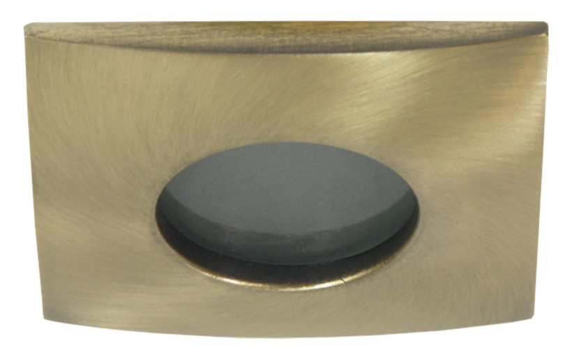 Oprawa wpuszczana kwadratowa złota patyna SH 1xMR16x50W IP65 Candellux
