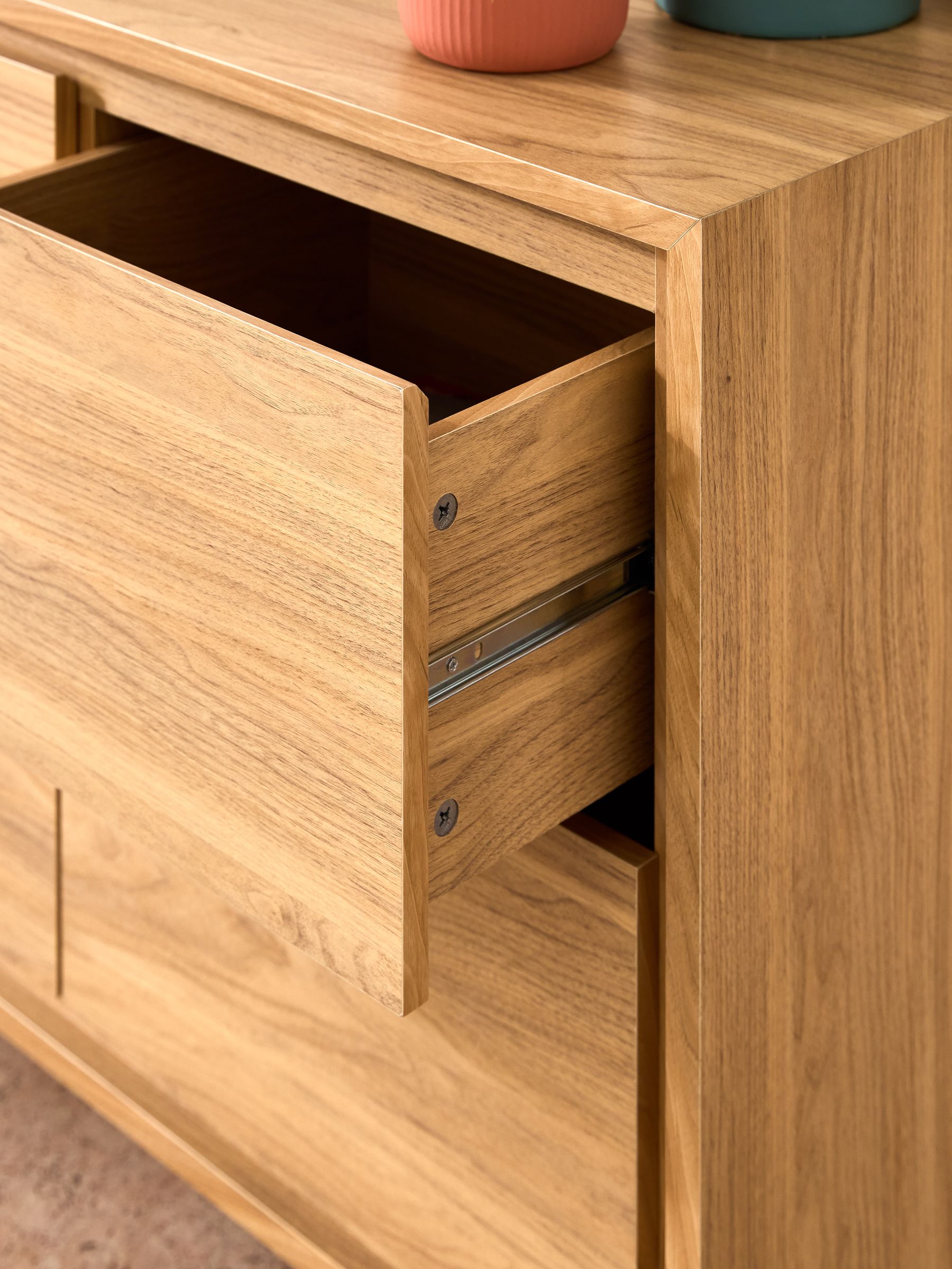 Kaci Large Sideboard in Oak Effect