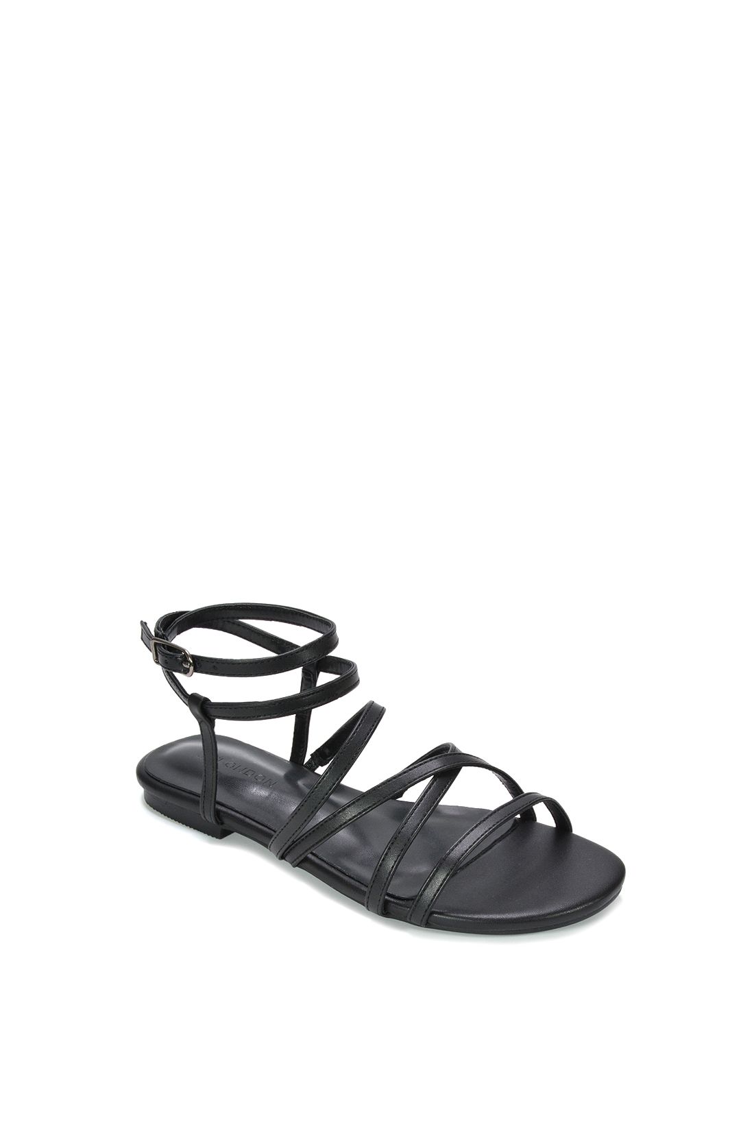 XY London Lyra' Flat Gladiator Strappy Sandals With Open Toe