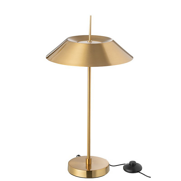 Lampe champignon en métal doré 30.5x30.5x56 cm