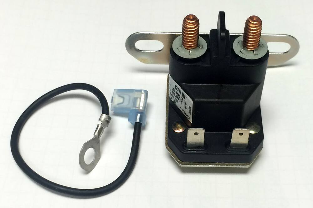 Universal Lawn Tractor Solenoid: 4 Pin with Ground