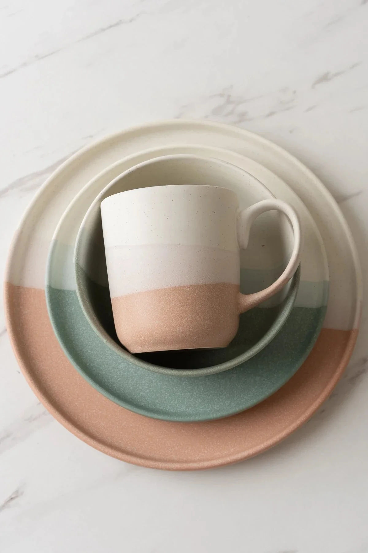 Green Eclipse Salad Plate